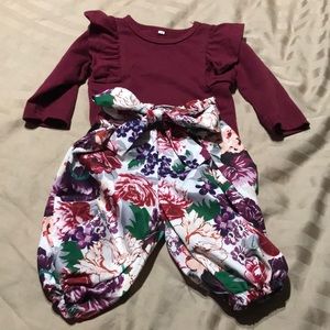 Perfect fall/ winter outfit with matching bow